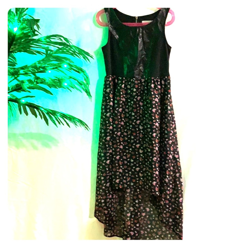 Girls mixed media Sleeveless Dress